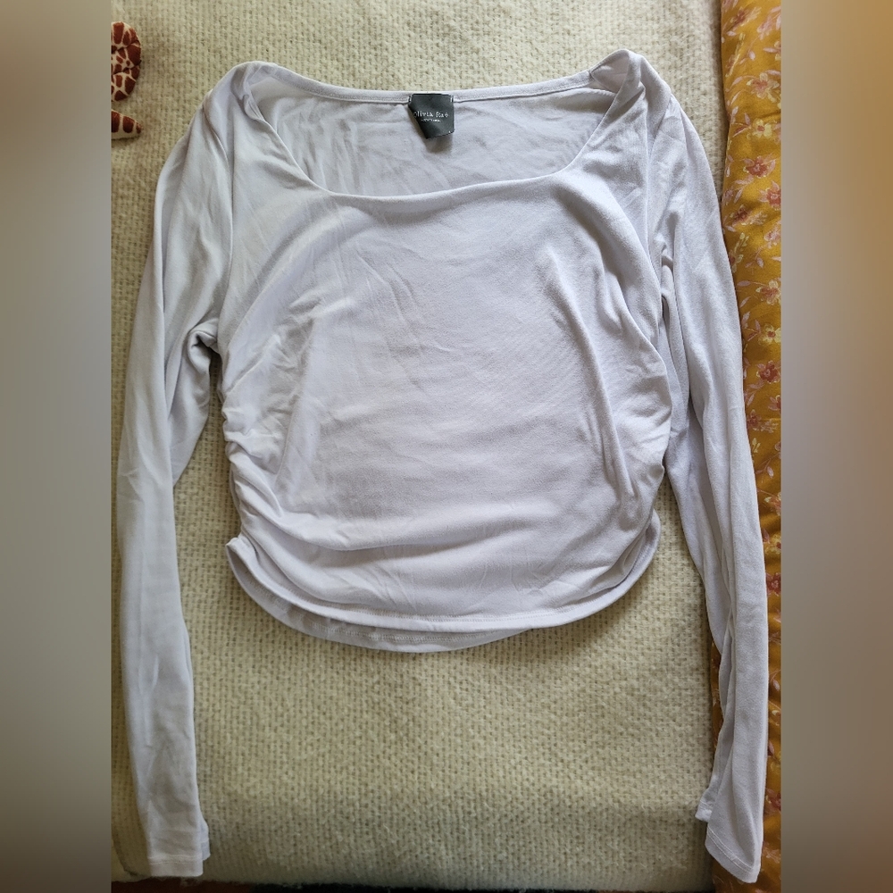 2 Olivia Rae Shirts, 1 Black 1 White, Size L